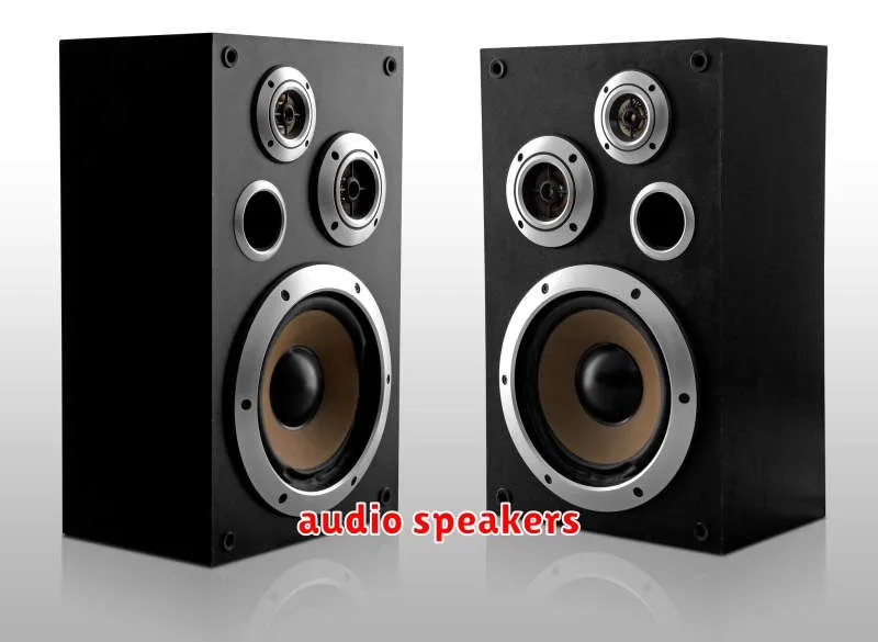 audio speakers